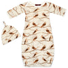 Owl Gown &amp; Hat Set