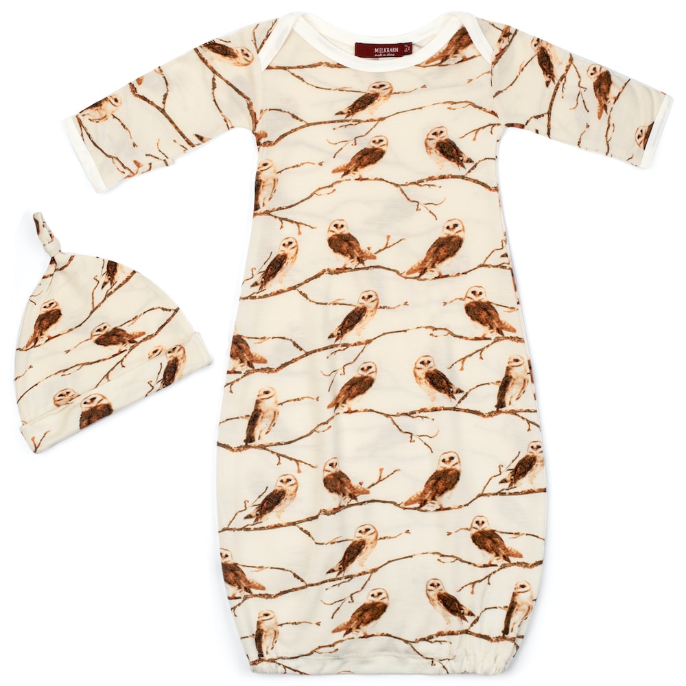 Owl Gown &amp; Hat Set