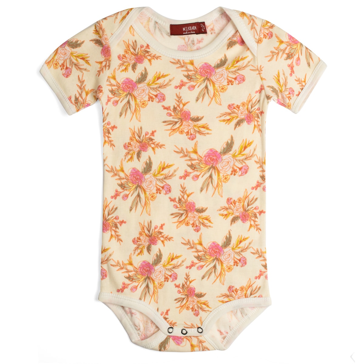 Vintage Floral  One Piece 3-6 M