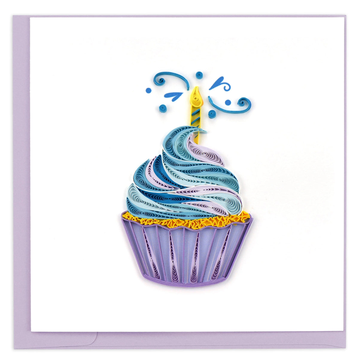 Cupcake &amp; Candle Quilling Card