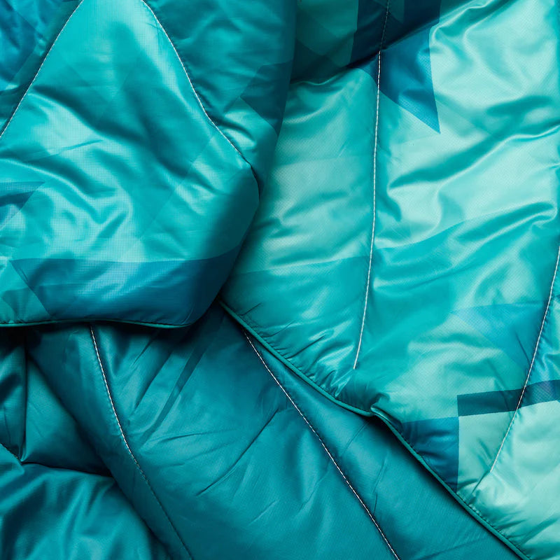 The Original Puffy Blanket - Geo Blue