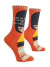 Cute As A Bitchy Button Ladies Socks