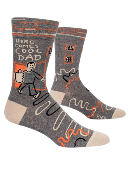 Here Comes Cool Dad Men&#39;s Socks