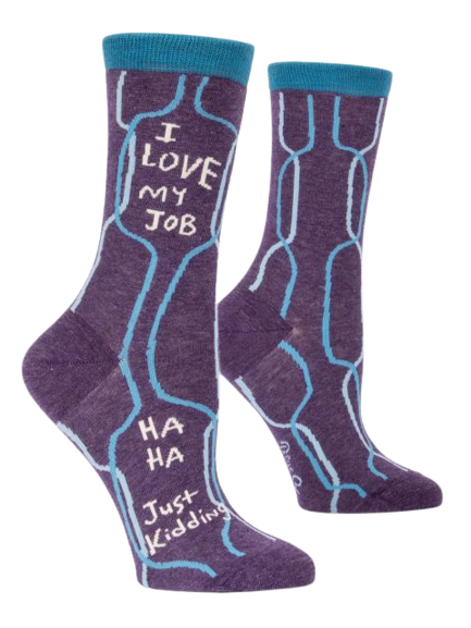 I Love My Job Ladies Socks