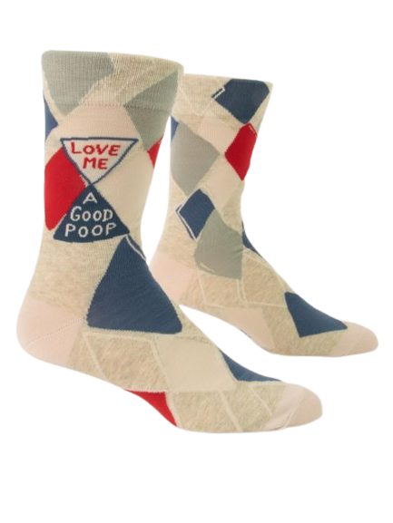 Love Me A Good Poop Men&#39;s Socks