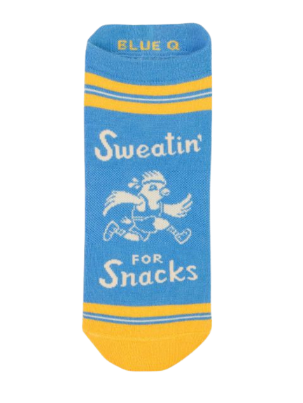 Sweatin For Snacks Sneaker Socks - L/XL