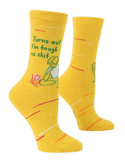 Turns Out I&#39;m Tough Ladies Socks