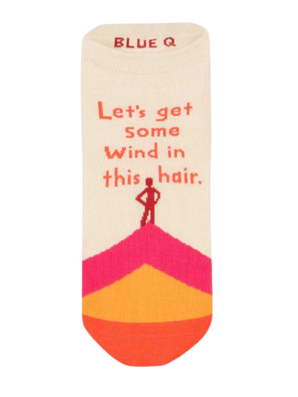 Wind In Hair Sneaker Socks - S/M