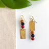 Asymmetric Kantha Earrings World Finds Jewelry