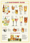 Bartender&#39;s Guide Art Paper Cavallini Papers Wall Decor