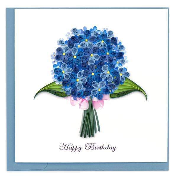 Birthday Hydrangea Quilling Card Quilling Card Llc Cards