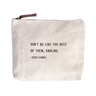 Coco Chanel Zipper Pouch - Don't Be Like The Rest Sugarboo & Co Accessories