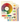 Color Wheel Mini Notebooks Set/3 Cavallini Papers Books & Journals