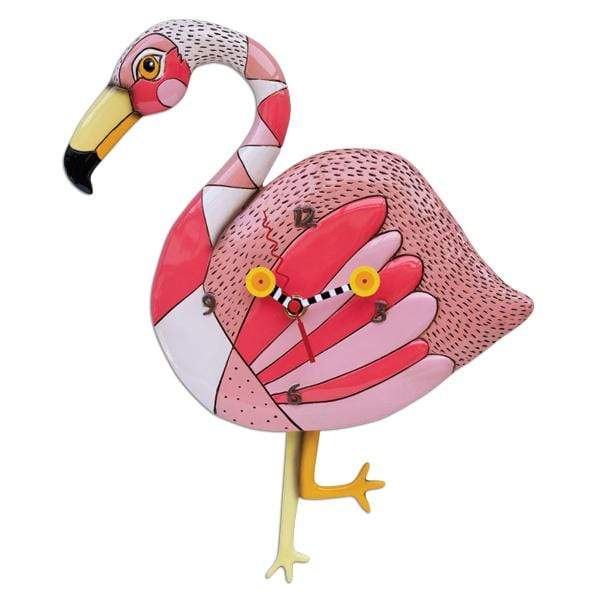 Crazy Legs Flamingo Clock Allen Designs Picture Frames & Clocks
