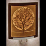 Curved Night Light - Midnight Moon Porcelain Garden Home Decor