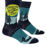 Dragons and Wizards and Shit Men's Socks Blue Q Clothing