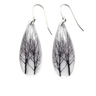 Drip Trees Earrings Black Drop Designs Jewelry