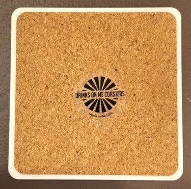Drunk Me Coaster Drinks On Me Bar