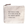 Elizabeth Taylor Zipper Pouch - Pull Yourself Together Sugarboo & Co Accessories