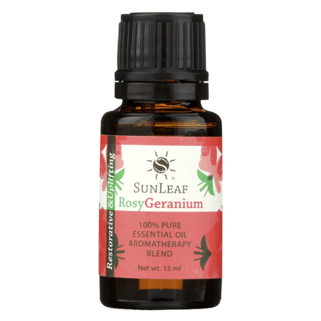 Essential Oil Blend 15 ml Bottle - Rosy/Geranium SunLeaf Naturals LLC Candles &amp; Home Fragrance