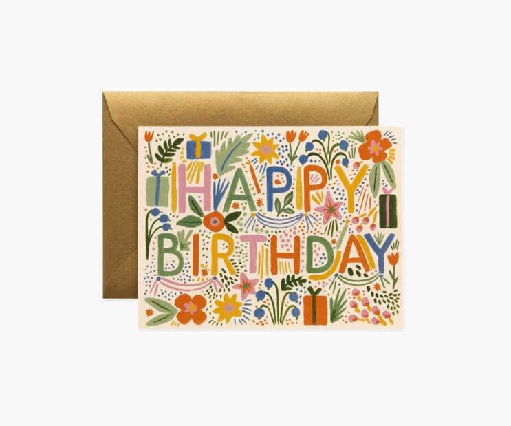Fiesta Birthday Card Rifle Paper Co Cards
