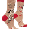 I Hate Everyone Ladies Socks Blue Q Clothing