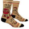 I'll Feed All You Fuckers Men's Socks Blue Q Clothing
