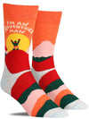 I&#39;m An Adventure Man Men&#39;s Sock Blue Q Clothing