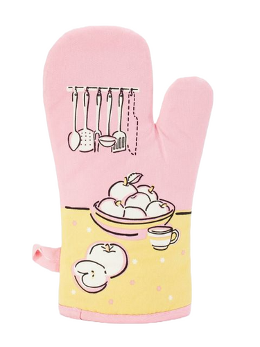 I've Got A Knife Oven Mitt Blue Q Household Stuff