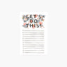 LET'S DO THIS Notepad by Rifle Paper Co. Rifle Paper Co Paper Goods
