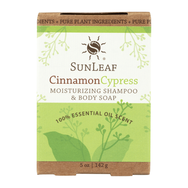 Moisturizing Shampoo &amp; Body Soap - Cinnamon/Cypress SunLeaf Naturals LLC Bath &amp; Body