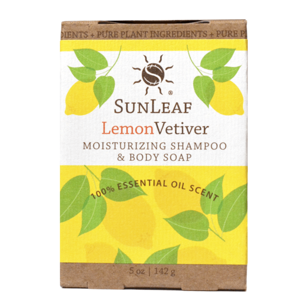Moisturizing Shampoo &amp; Body Soap - Lemon/Vetiver SunLeaf Naturals LLC Bath &amp; Body
