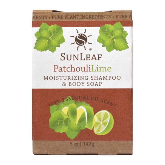 Moisturizing Shampoo &amp; Body Soap - Patchouli/Lime SunLeaf Naturals LLC Bath &amp; Body