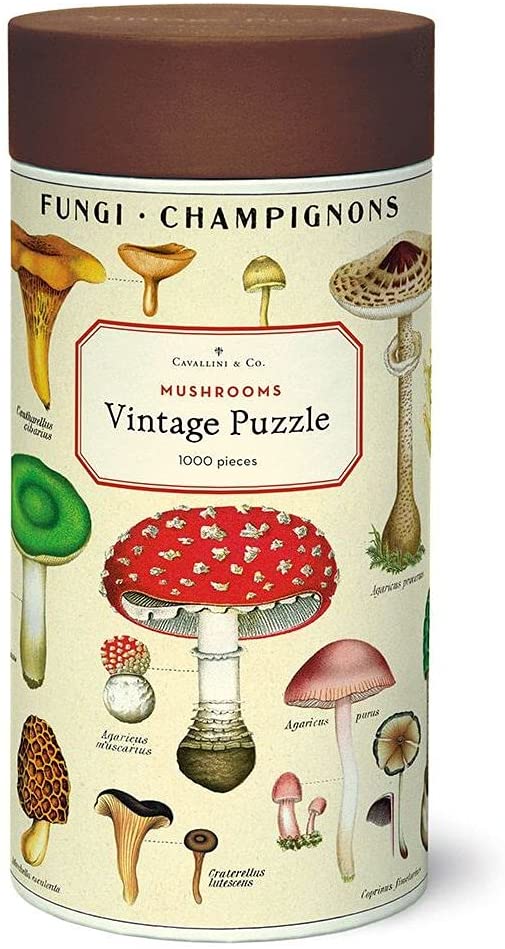 Mushrooms Vintage Puzzle