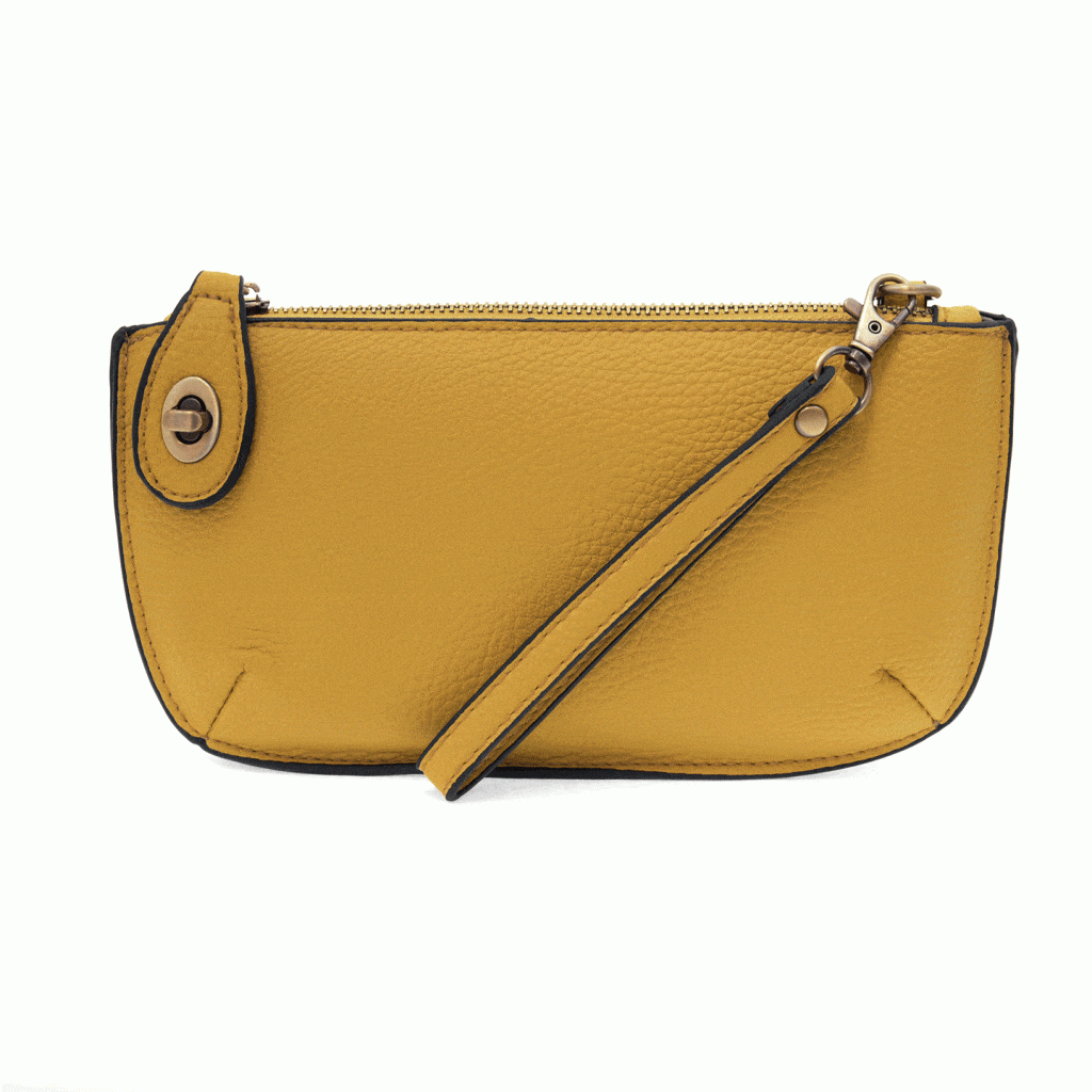 Mustard Mini Crossbody Wristlet Clutch Joy Susan Accessories