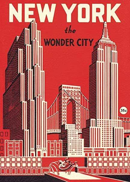 New York Wonder City Art Paper Cavallini Papers Wall Decor