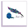 Pen & Quill Thank You Quilling Card Quilling Card Llc Cards