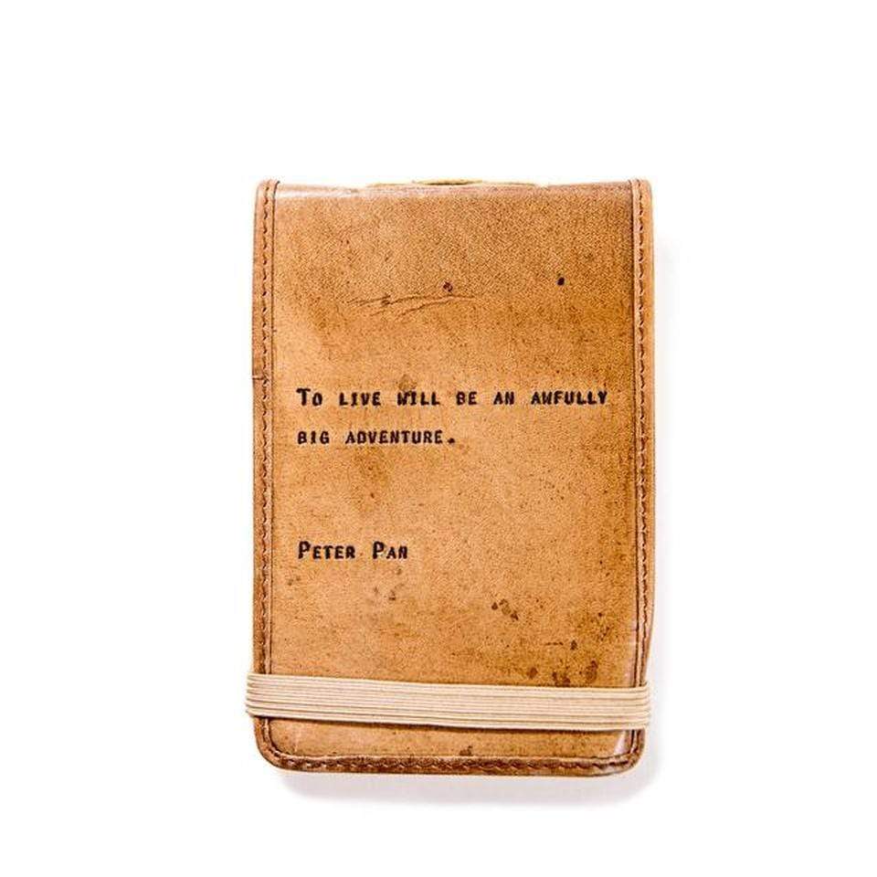 Peter Pan Mini Leather Journal Sugarboo & Co Books & Journals
