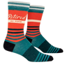 Retired As F Men's Socks Blue Q Clothing