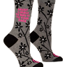Say It To Your Face Ladies Socks Blue Q Clothing