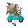 Scoot-In Through Life Wall Clock Allen Designs Picture Frames & Clocks