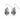 Small Oval Forest Earrings Black Drop Designs Jewelry