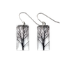 Small Tree Earrings Black Drop Designs Jewelry