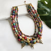 Kantha Spiked Necklace