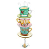 Spot of Tea Clock Allen Designs Wall Decor