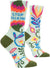 Stop Talking Ladies Socks Blue Q Clothing