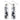 Tall Forest Earrings Black Drop Designs Jewelry