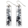 Tall Forest Earrings Black Drop Designs Jewelry