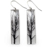 Tall Tree Earrings Black Drop Designs Jewelry