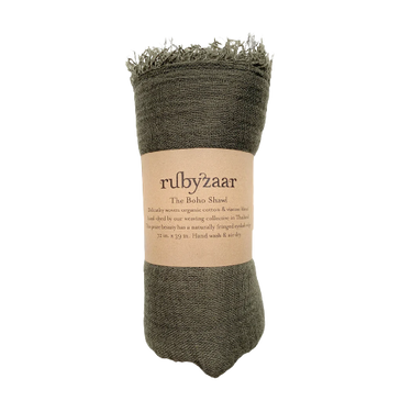 The Boho Shawl - Army Rubyzaar Accessories